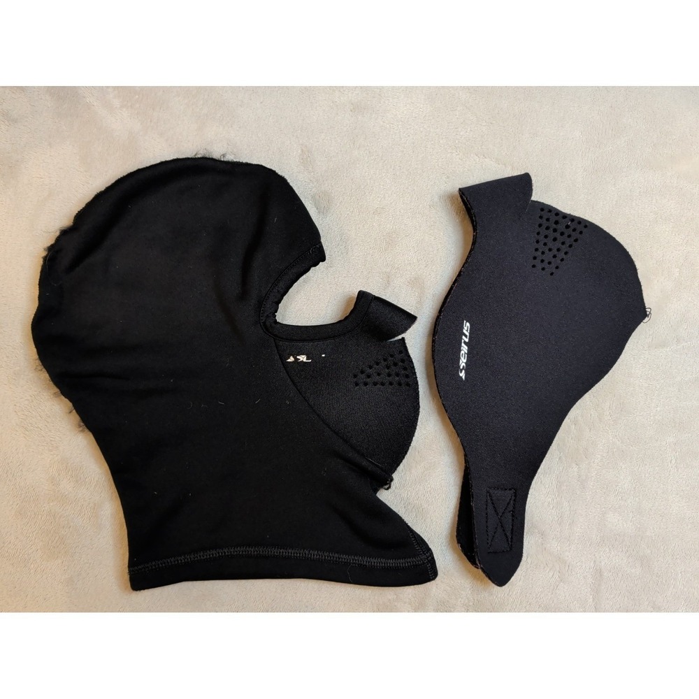 Seirus Neoprene Face Mask Balaclava & Gloves Set Black Winter Ski L/XL